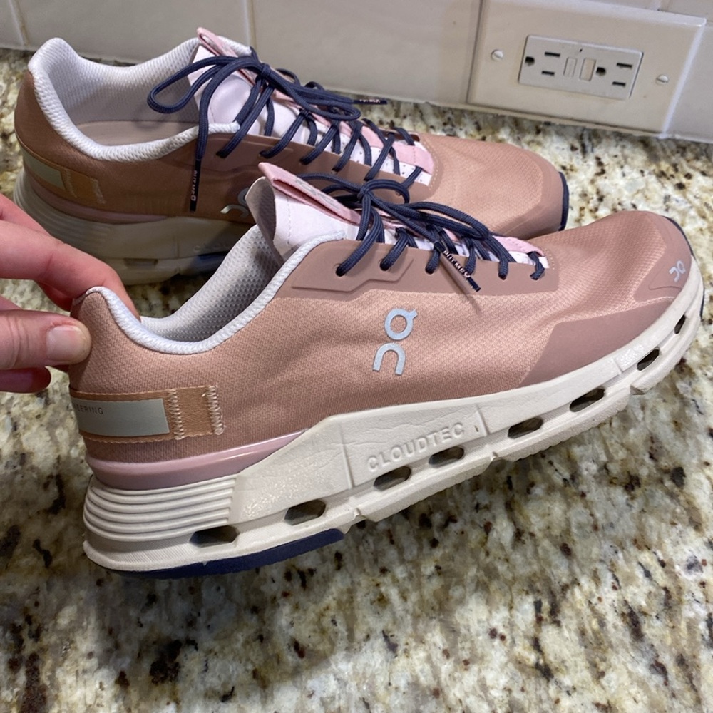 On running shoes- Cloudtec size 10.5